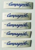 5 Campagnolo blue Stickers - 5 Autocollants bleu Campagnolo