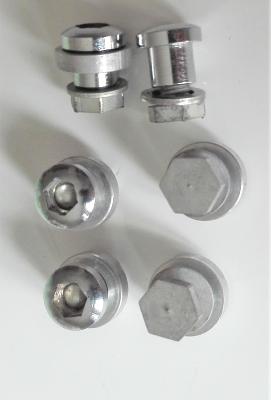  6 T.A CYCLOTOURIME CHAINRING BOLTS - 6 Vis assemblage plateaux