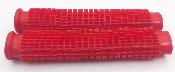 HANDLEBAR RECOVERS - Poignées randonneurs rouges 17 cm