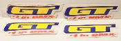 4 GT STICKERS  - 4 Autocollants GT bmx