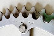 T.A CYCLOTOURITE ALUMINUM CHAINRINGS 50x46 - Plateaux alu