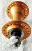 MAILLARD GOLD FRONT HUB - Moyeu avant or 36 t.