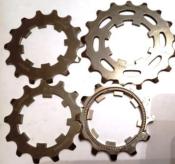 CAMPAGNOLO TITANE 9/10 SPEEDS SPROCKETS - Pignons Campa 9 Vit.