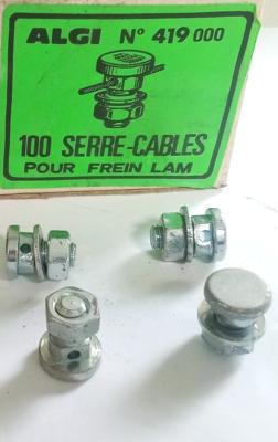 4 LAM BRAKE CABLE SCREWS - 4 Serrages de cable