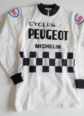 PEUGEOT MICHELIN  JERSEY LONG SLEEVES - size 2 /S - Maillot Acrylique Manches longues 