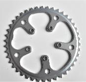 STRONGLIGHT ALUMINIUM TRIPLE CHAINRING - 42 - Plateau alu BCD 74 Support triple