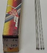 BOX OF 72 BERNARD PLUS SPOKES - 283mm - Ø 2mm - 72 Rayons