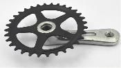   CRANKSET ARM 105 mm + 1 CHAINRINGS -  32 T  - Manivelle Droite +  1 Plateaux