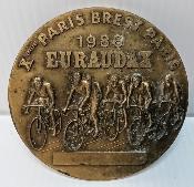 MEDAILLE TROPHEE 10éme PARIS BREST PARIS 1986 EURAUDAX