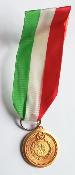 MEDAILLE ruban épingle veston 4 cm vert/blanc/rouge