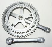 SOLIDA ALLOY STEEL CRANKSET 170 mm  42x52 - Pédalier alu/acier