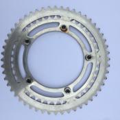 NERVAR ALUMINIUM DOUBLE CHAINRING - 52 - 42 - Plateau alu BCD 130