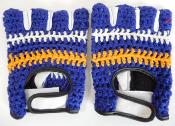 BICYCLE GLOVES COTON CROCHET AND LEATHER - Gants mitaine