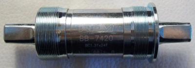 CARTRIDGE BOTTOM BRACKET 1.37"x24 ISO - Axe de pedalier Cartridge 116mm