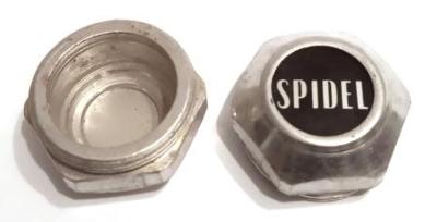 2 SPIDEL ALUMINIUM PEDAL CAPS - 2 Capuchons pédale