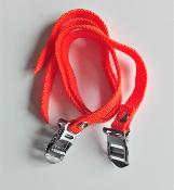 ORANGE NYLON STRAPS - Lanières Oranges nylon
