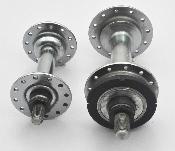  STEEL TRACK HUBS - 24 H - Paire de moyeux acier piste