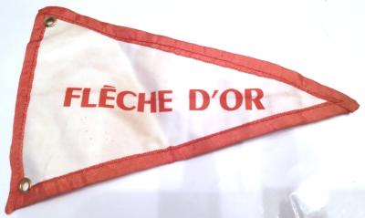 FLAG - Fanion drapeaux FLECHE D'OR Rouge
