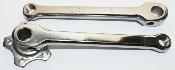 SOLIDA STEEL CRANKSET ARMS 170 mm - Manivelles acier 9/16