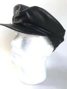 1950'S 1960'S LEATHER CAP MADE IN FRANCE SIZE 60 - Casquette