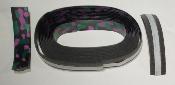 FLASH RIBBON TAPE FOR HANDLEBARS - Guidoline treillis (Noir, violet, vert)