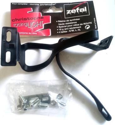 ZEFAL CHRISTOPHE RESIN  TOE CLIPS - Cale pieds résines Size L