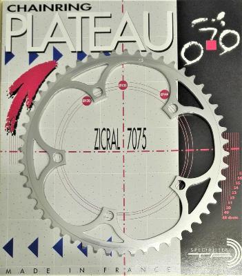 T.A ALUMINIUM CHAINRING - 52 - Plateau alu BCD 130