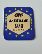  2 VITUS 979 DURAL   STICKER - 2 Autocollants Serie de tubes