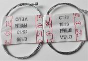 2  BRAKES CABLES  FREIN M.B  - Cables de frein 0.80m 15/10