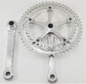 CAMPAGNOLO SUPER RECORD CRANKSET - 170 -  9 / 16 x 20 F - 42 / 53 T-  Pedalier 