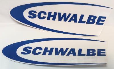 2 SCHWALBE STICKERS  - 2 Autocollants 30cm.