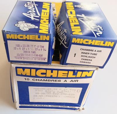 2 / 10 MICHELIN 700 25/28/32C et course INNER TUBS - Chambres à air 700 25/28/32 622 630 Presta