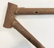 10 Cadres COURSES neufs bruts acier 49