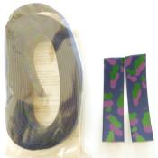 PLASTIC TAPE FOR HANDLBARS BLUE PURPLE AND GREEN - Guidoline bleu violet et vert