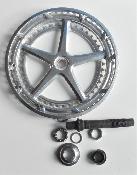 SHIMANO MW   ALUMINUM DOUBLE CHAINRING    - 52 / 42 - Doubles plateaux 