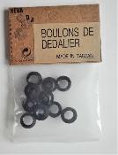 5 CHAINRING SCREWS - 5 Vis cheminées monoplateau noire