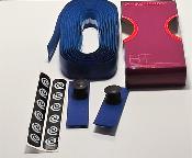 PLASTIC BLACK YELLOW TAPE FOR HANDLBARS - Guidoline bleue