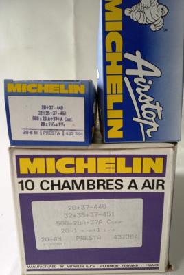 2 / 10 MICHELIN 20x1 3/8 1 1/4 INNER TUBS - Chambres à air 500x28 32 35 37 - 440 451 Presta