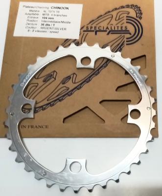 T.A 4 HOLES CHAINRING - 36 T - Plateau bcd 104 mm