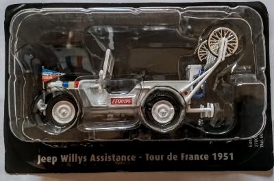Miniature 1/43 NOREV JEEP WILLYS " Assistance " 1951