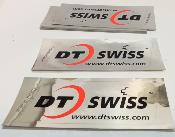 2 DT SUISS STICKERS  - 2 Autocollants doubles 10x4cm