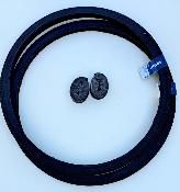 2  MITAS Hook 40-635  28X1 1/2 Noirs  + 2 chambres à air
