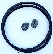 2  CST CEZAR Henet Shine Tire 650X23C  23-571 Noirs  + 2 chambres à air