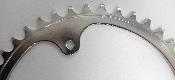 STEEL CHAINRING 42 - Plateau acier - Trous filetés