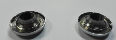 2 MAILLARD SPIDEL REAR HUB 9.5 x 11 CONES - 2 Cones de moyeu arrière.