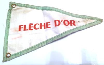 FLAG - Fanion drapeaux FLECHE D'OR vert