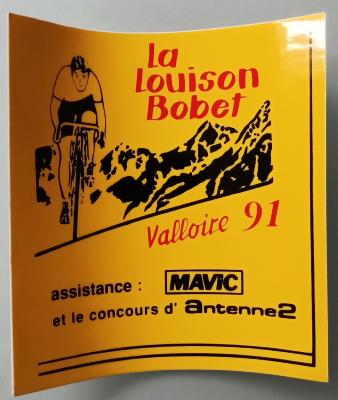 STICKER - 1 Autocollant Cyclosportive 91 LA LOUISON BOBET