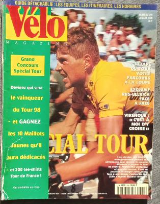 VELO MAGAZINE - Mensuel 344 - 07/1998 - SPECIAL TOUR