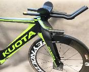 KIT CADRE KUOTA KT05 Taille M  + Fourche + Direction + Tige de selle + Cintre aéro + Prolongateur