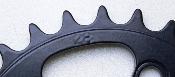 ALUMINIUM CHAINRING 28 - Plateau alu BCD 74